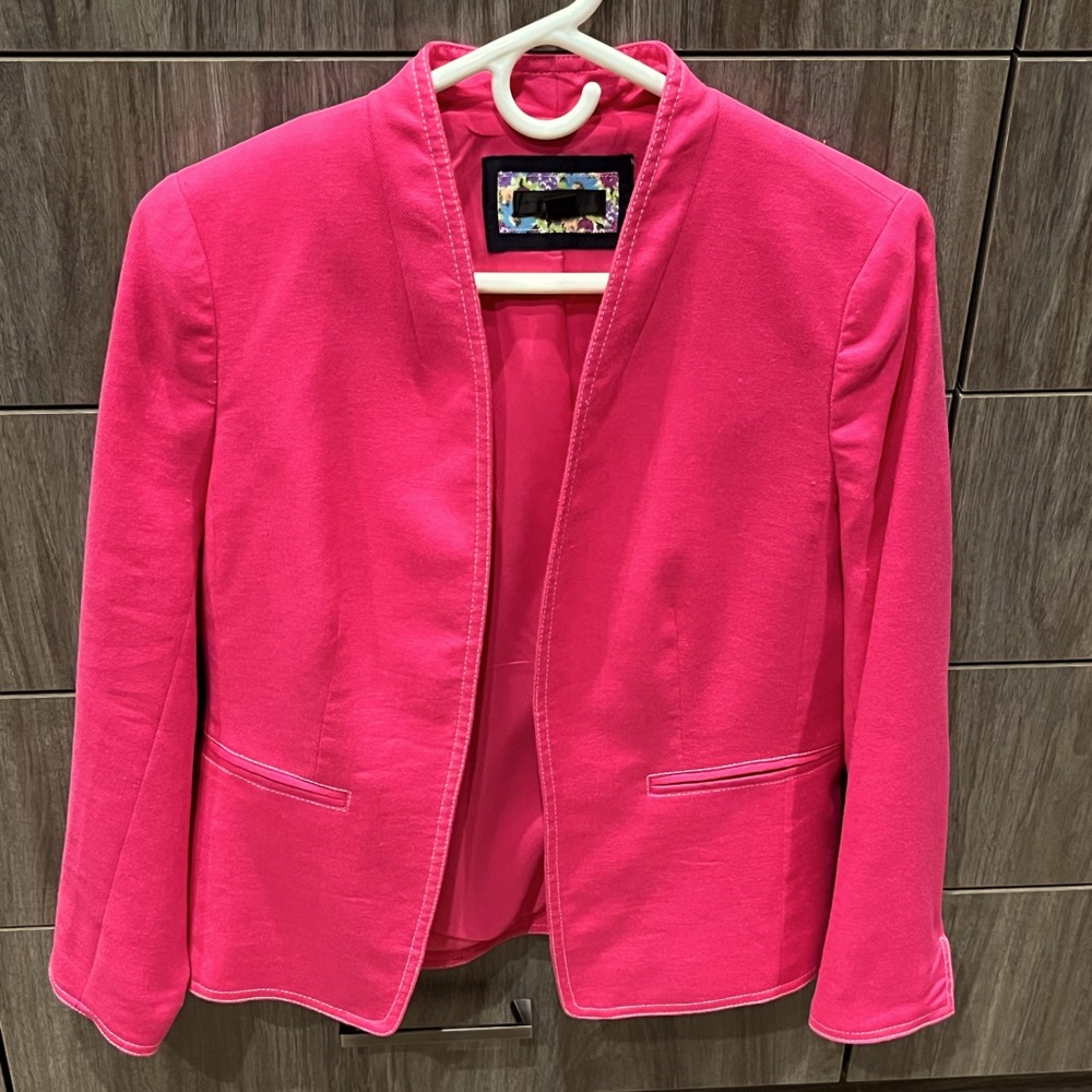 Vibrant Pink Women's J Crew Jacket